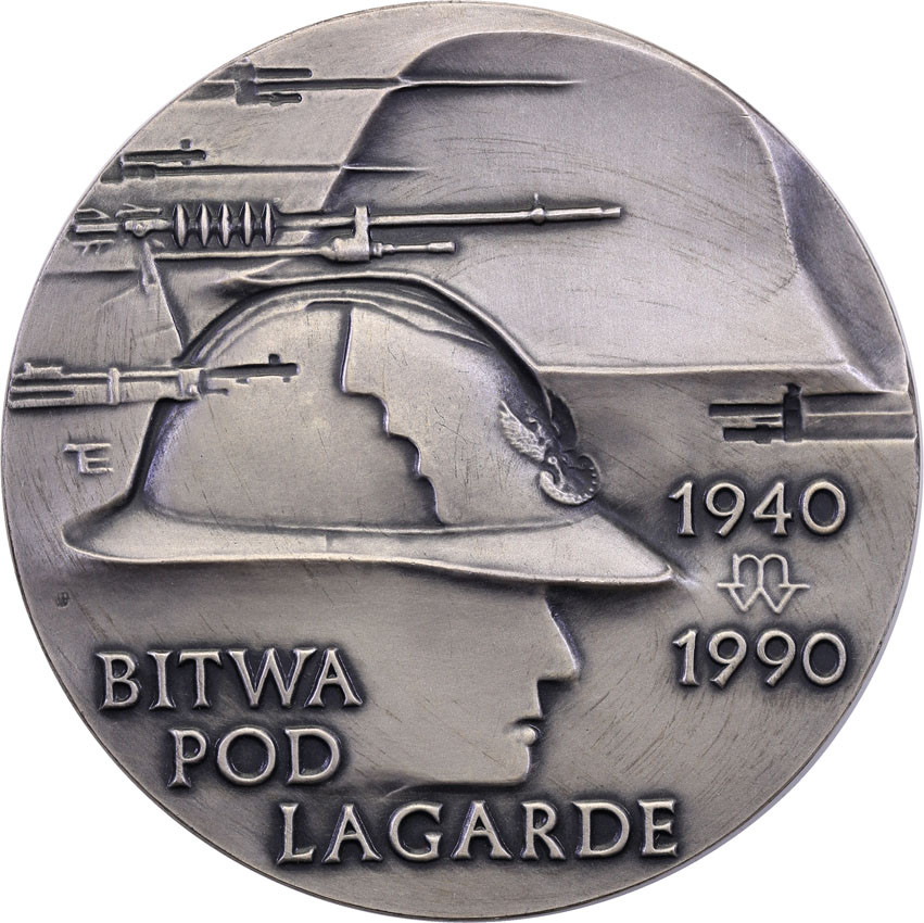Polska. Medal 1990 MW Stanisław Duch, SREBRO - Mennica Warszawa